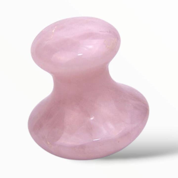 GladGirl – wholesale Gua Sha-verktyg – Rosenkvarts svamp Gua Sha massage sten0
