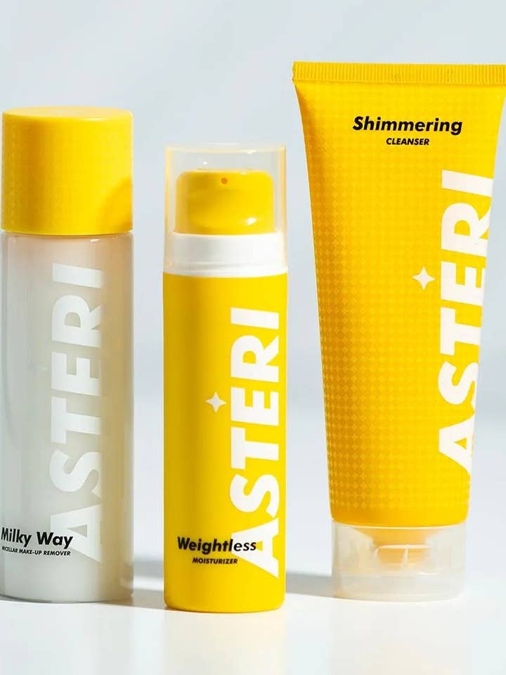 L'ensemble de 3 pièces pour la vente par Alumni Skincare