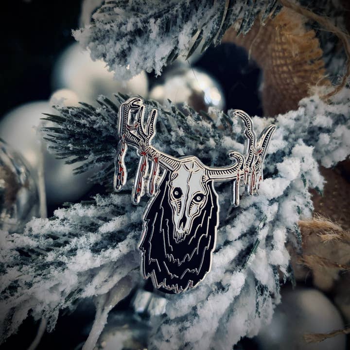 Spilla smaltata dura Wendigo per la vendita all'ingrosso da parte di Bat In Your Belfry