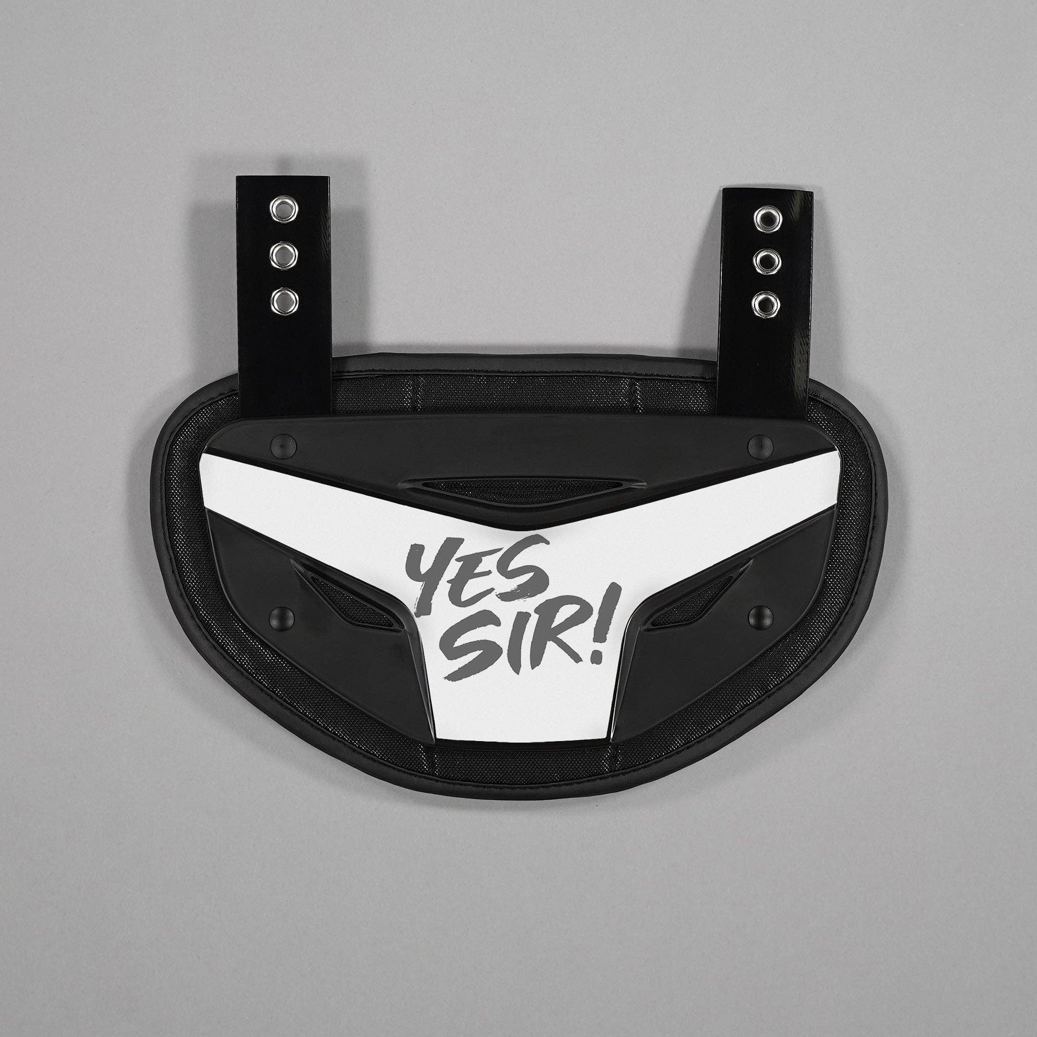 Weiß/Grau Ja Sir! Aufkleber für Rückplatte für den Großhandel auf Faire7