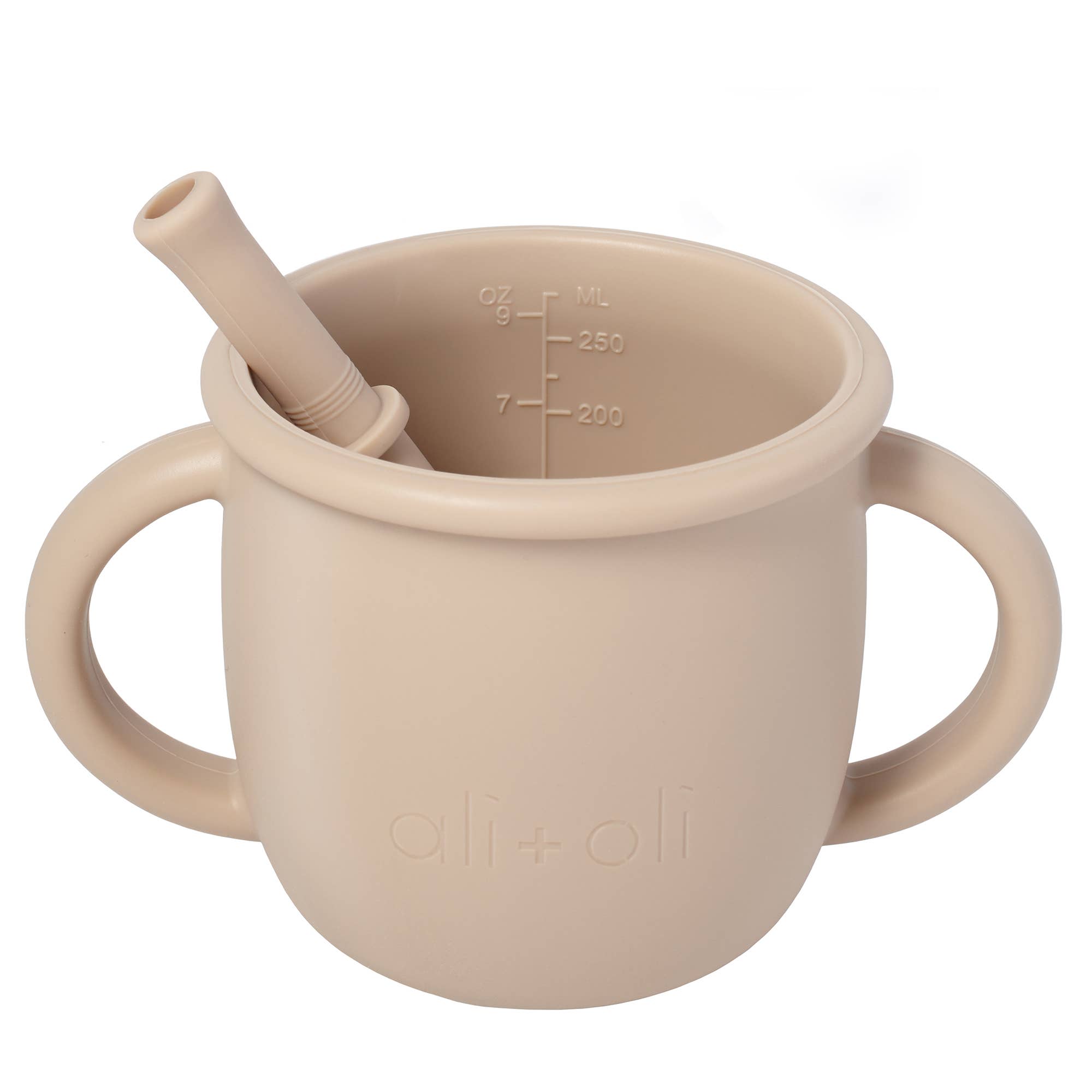Ali+Oli - Vente Verre/tasse – enfant et bébé - Ensemble de tasses pour tout-petits (4-en-1) – Tasse à bec, paille, collation, tasse ouverte5