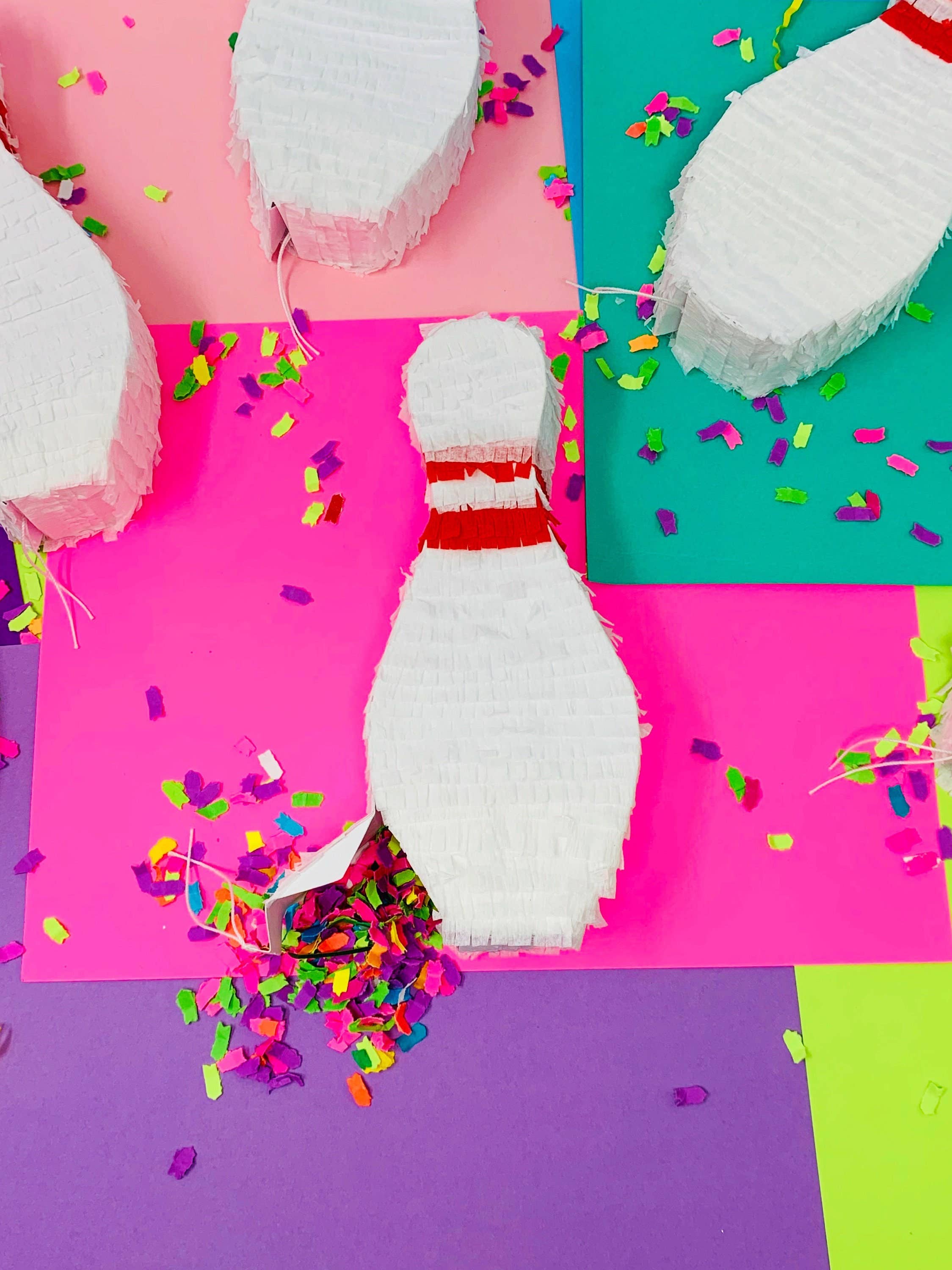 My Soiree Designs - Wholesale Party Favor - Mini Pinata Bowling Pin3