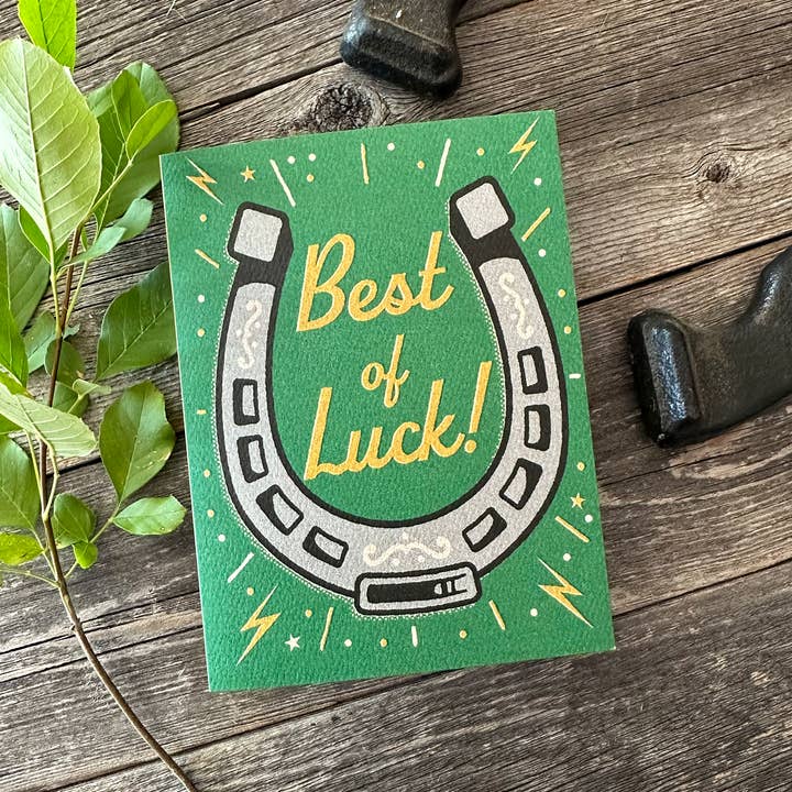 Bryan Spear Studio - Wholesale Everyday Greeting Card - Best of Luck Greeting Card1