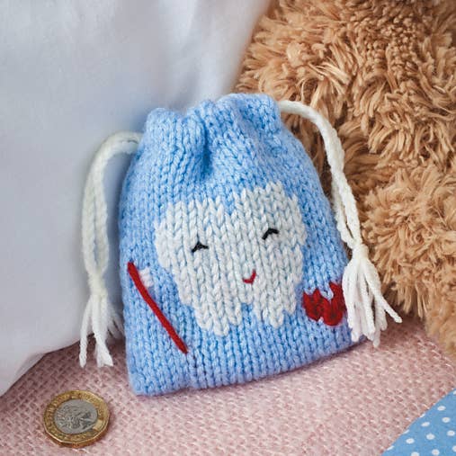 The Chronicles of Yarnia, Inc. Bag Drawstring Tooth Fairy for wholesale by The Chronicles of Yarnia, Inc.