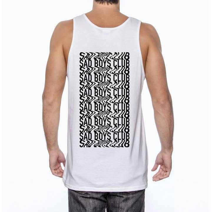 Sad Sad Club - Wholesale Tank Top - Men's - Tank Top | White1