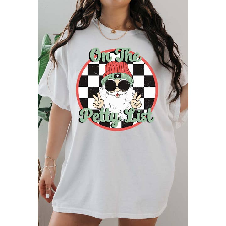 Petty List Graphic Tee for wholesale by Jaylanie