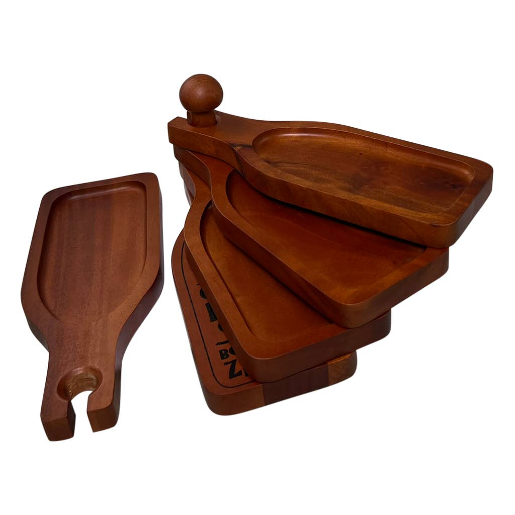 Primeware Inc. - Wholesale Servies voorgerecht - Voorgerecht Dienblad Mahonie Ontwerp5