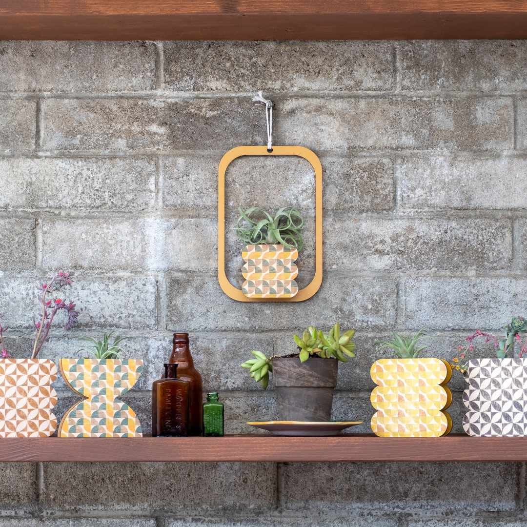 Stacy Wong – Engroshandel Vase – Kammusling Geometrisk Væg+ Bordplade Vase Planter4