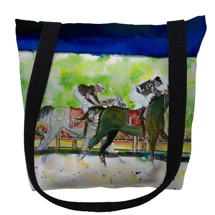 Close Race Tote Bag for wholesale by Betsy Drake Interiors