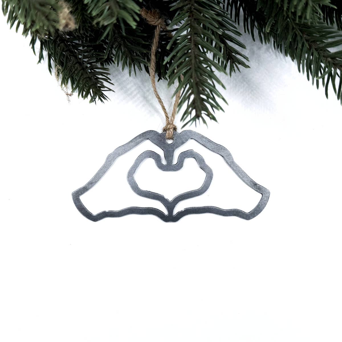 Keystone Steel Co. - Wholesale Ornament - Heart Hands Ornament