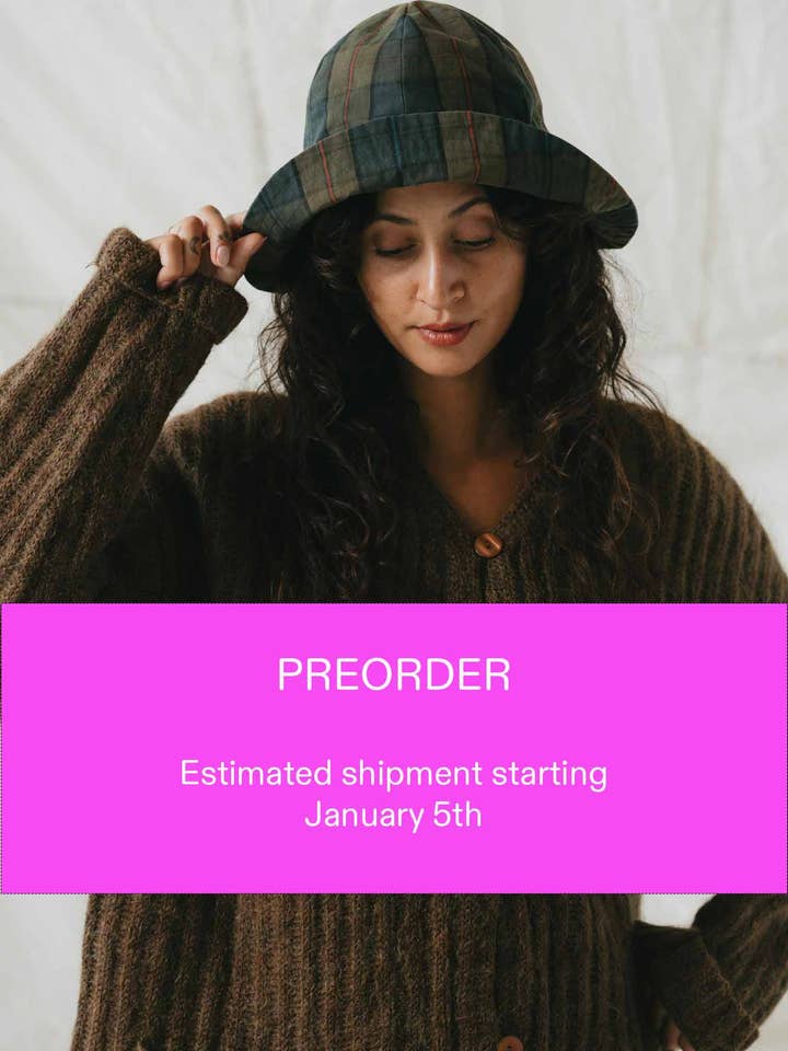 PRE ORDINE - Cappello da pioggia Cirrus in tartan Iona per la vendita all'ingrosso da parte di Rosarium