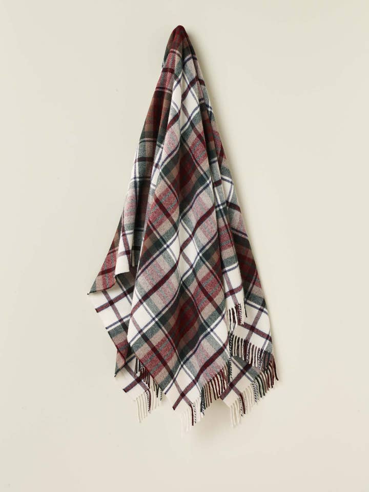 Plaid in Merino Tartan Macduff per la vendita all'ingrosso da parte di Bronte by Moon