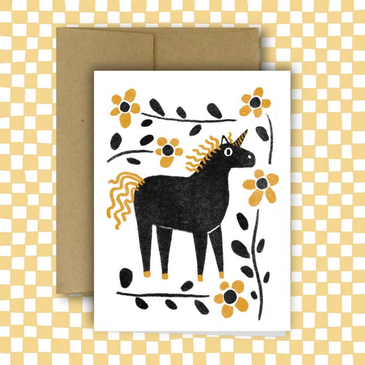 MAGICAL UNICORN Card for wholesale by RANI BAN CO
