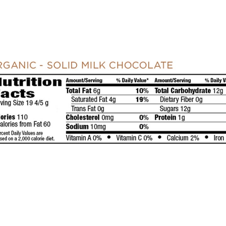 MOO Organic Chocolates - Vente Barre chocolatée - Mini-barres de chocolat au lait solide biologique, 0,7 oz3