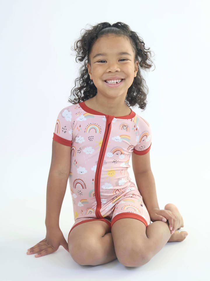 Bamboo Short Romper - Rainnbow for wholesale by Rainn