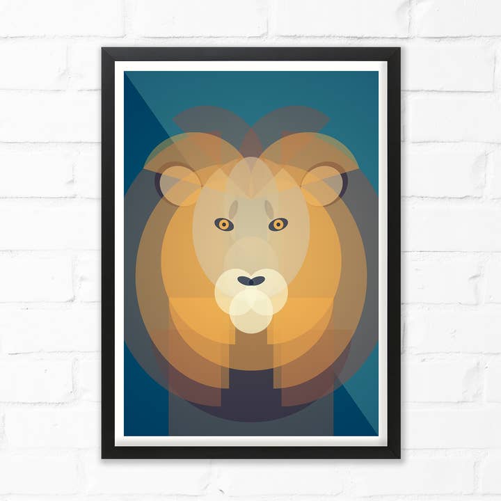 Mid Century Löwe für den Großhandel von Cloud Cuckoo Design