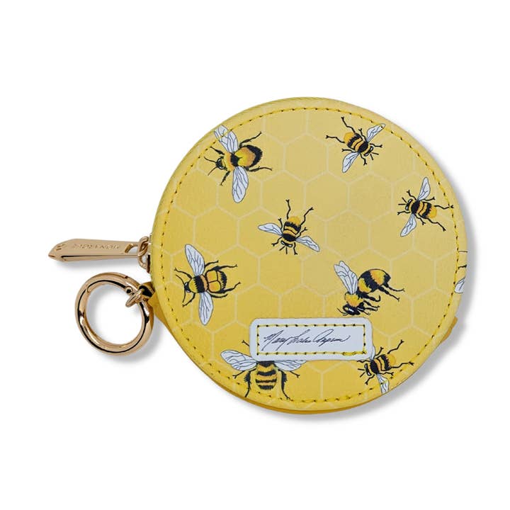 Étui rond à fermeture éclair Abeilles Mary Lake Thompson pour la vente par Monarque