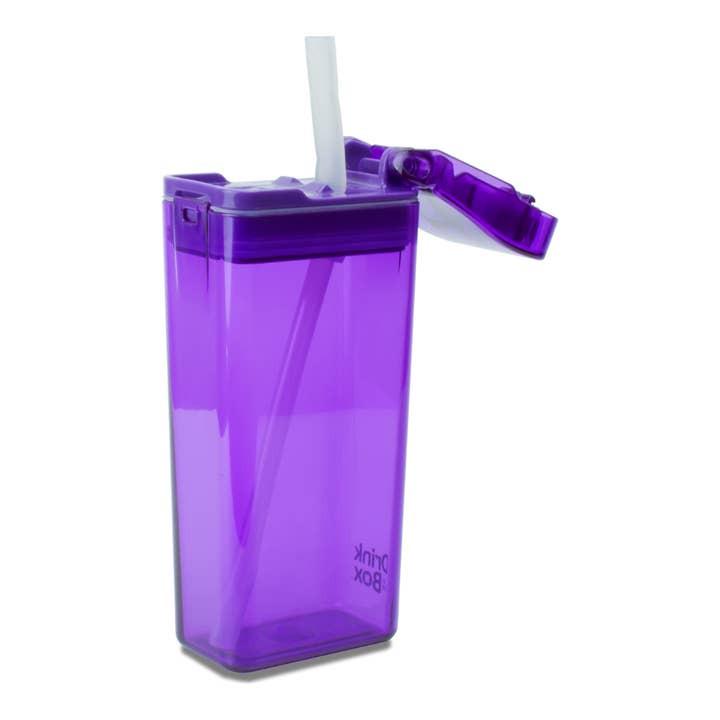 Mini Hippo - Wholesale Water bottle - Precidio Drink in the Box Large - 350ml volume - Purple3