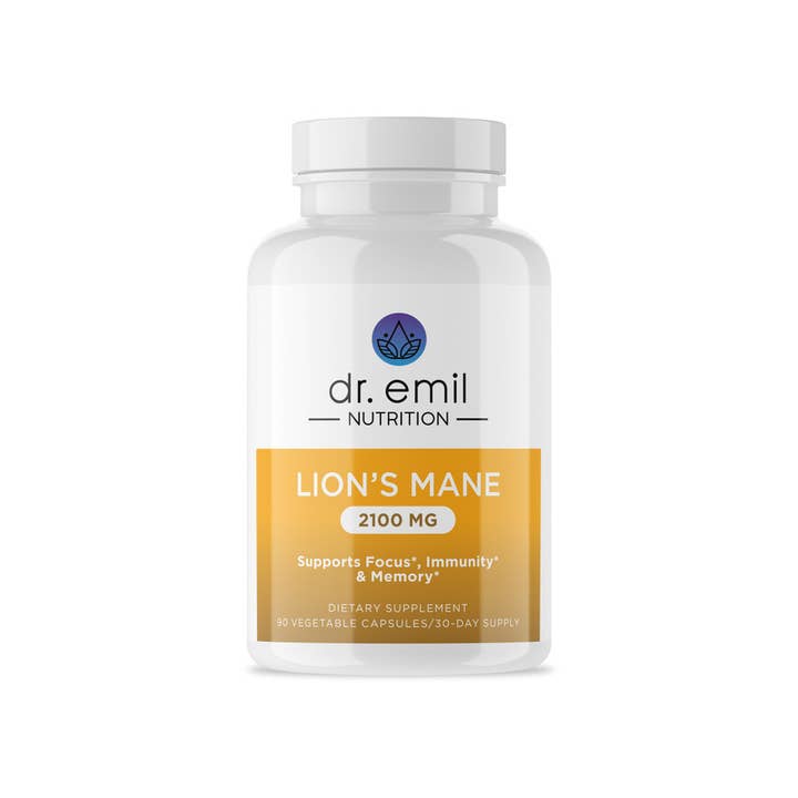 Dr. Emil Nutrition – Großhandel Nahrungsergänzungsmittel/Vitamin zum Einnehmen – Lions Mane Pilzkapseln