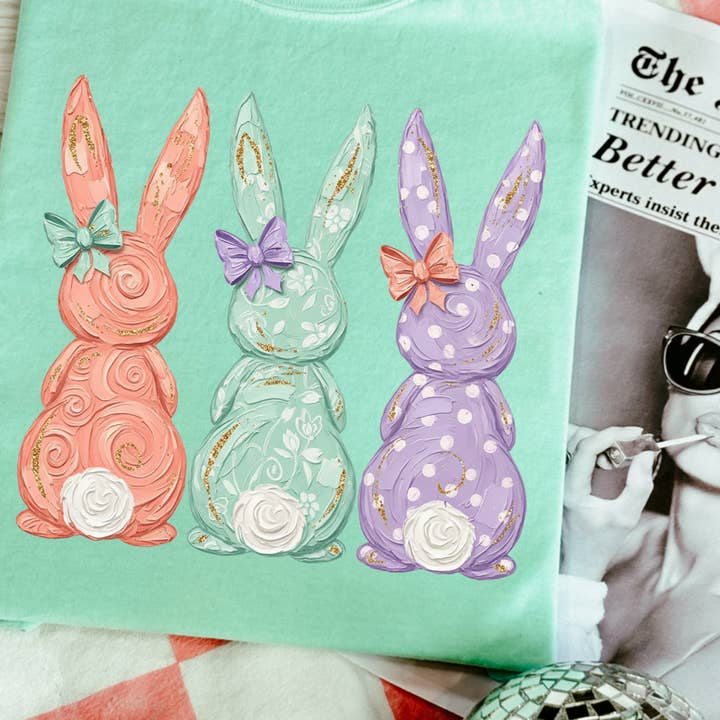 Spring Easter Bunny Shirt for wholesale by Southern Backroad Tees LLC