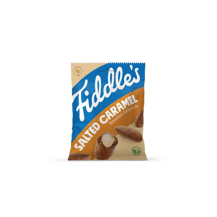 Roasted Almonds - Salted Caramel 16 G for wholesale by Fiddle's Snacks