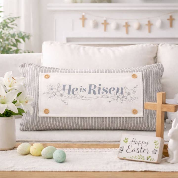 PillowPanels - Wholesale Throw/Decorative Pillow - CHARCOAL/CREAM STRIPES: PILLOW ONLY (with insert) 33