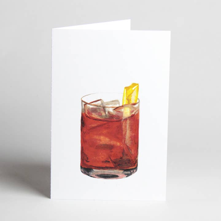 Negroni Congratulations Card for wholesale by Happy Cooking Cards