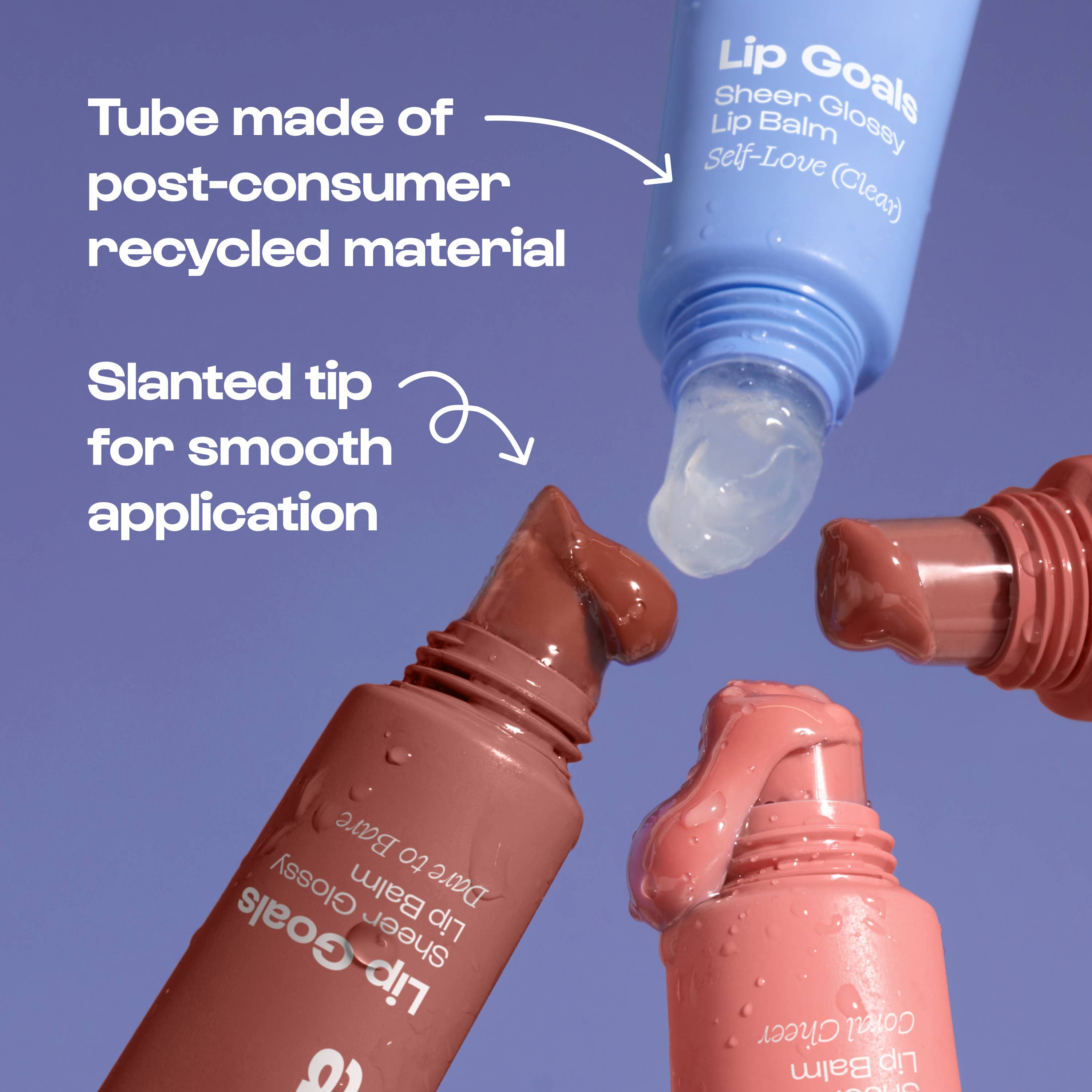 Alleyoop Makeup | Clean Beauty & Wellness - Wholesale Lip Balm - Dare to Bare (Sheer Rosy Brown) Lip Goals Glossy Lip Balm5