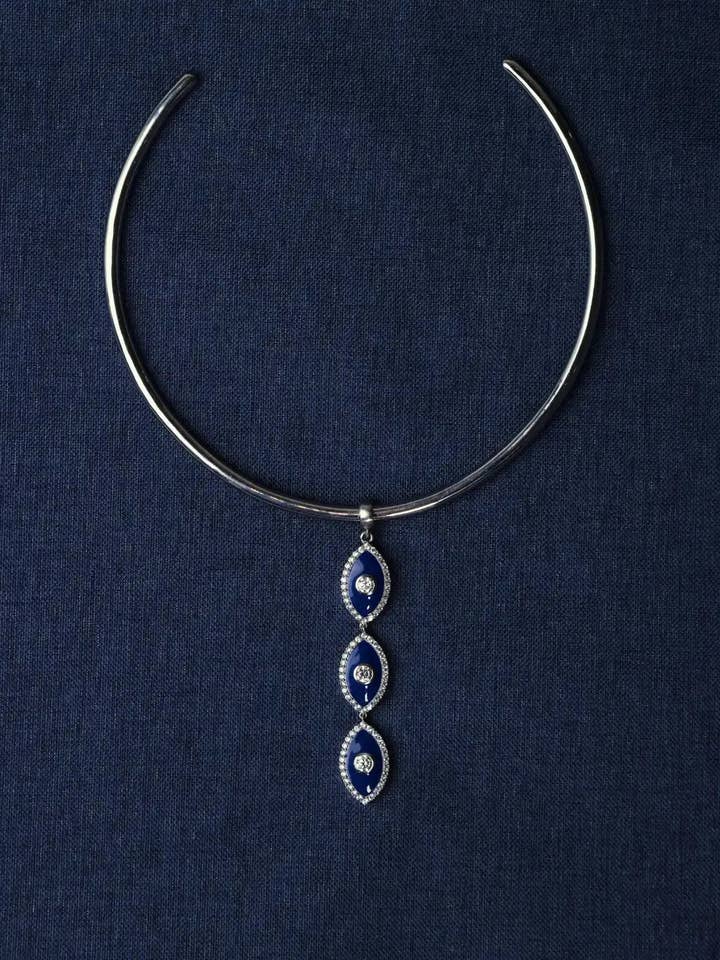 Mayra Evil Eye Choker for wholesale by MyAleph