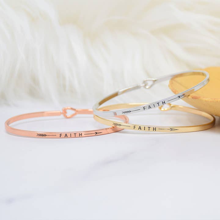 FAITH >>>> | Dainty Inspired Message for wholesale by Curated Trinkets
