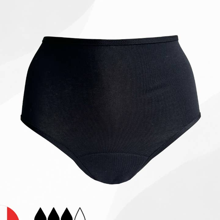 High Waist Plus Menstrual Panties for wholesale by LA CULOTTE PARISIENNE