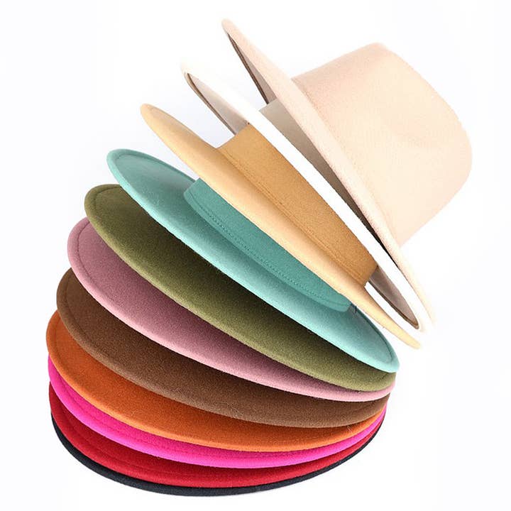3AM BY H&D ACCESSORIES - Wholesale Fedora - Women's - Solid Panama Hat MH0125