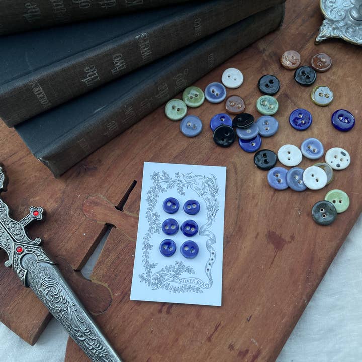 Silver Beast Studio - Wholesale Sewing Button/Snap - 13mm Mini Buttons (Set of 6)2