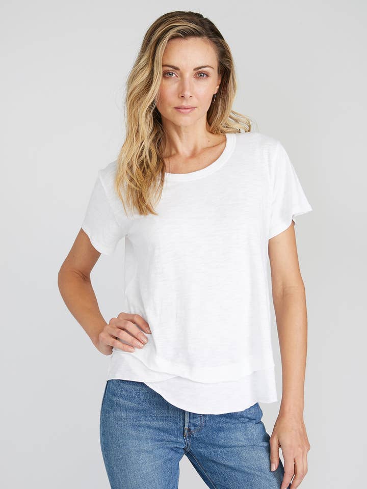 Ava - Mock Layer T-Shirt for wholesale by CHRLDR