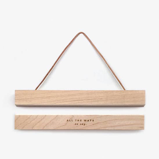 Ahornholz-Magnetaufhänger für Poster für den Großhandel von ALL THE WAYS TO SAY - Europe