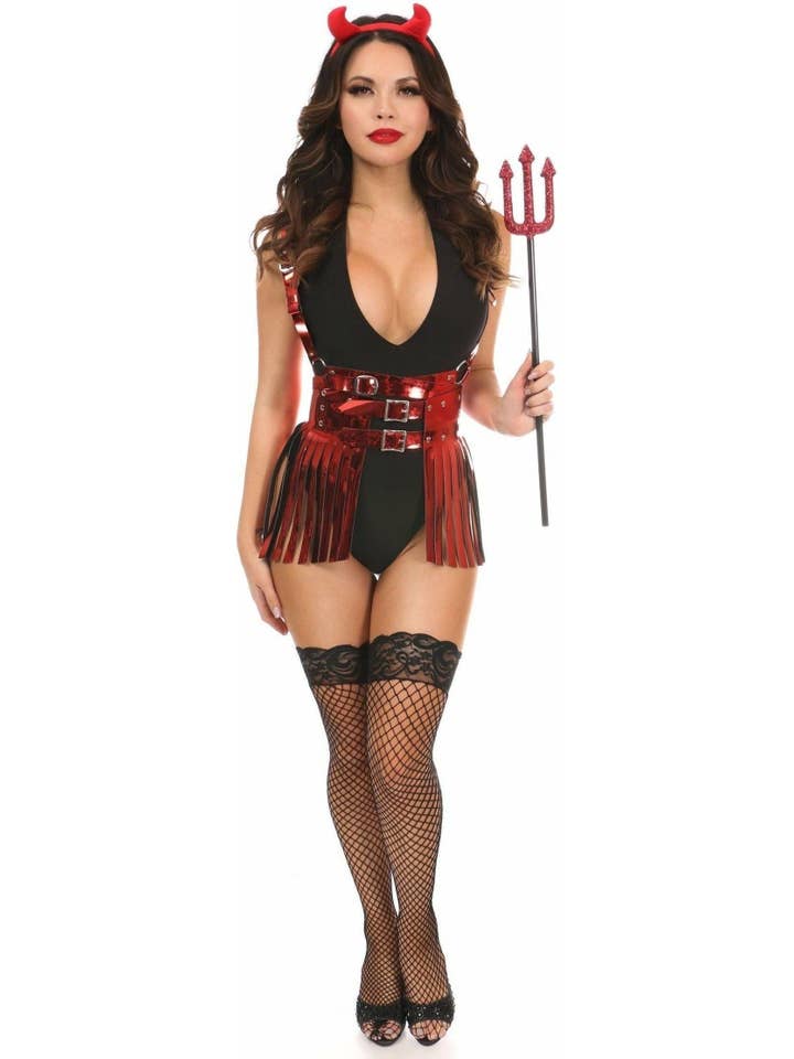 Daisy Corsets – wholesale Dräkt – Dam – Påkostade 4 PC Sexy Devil Kostym