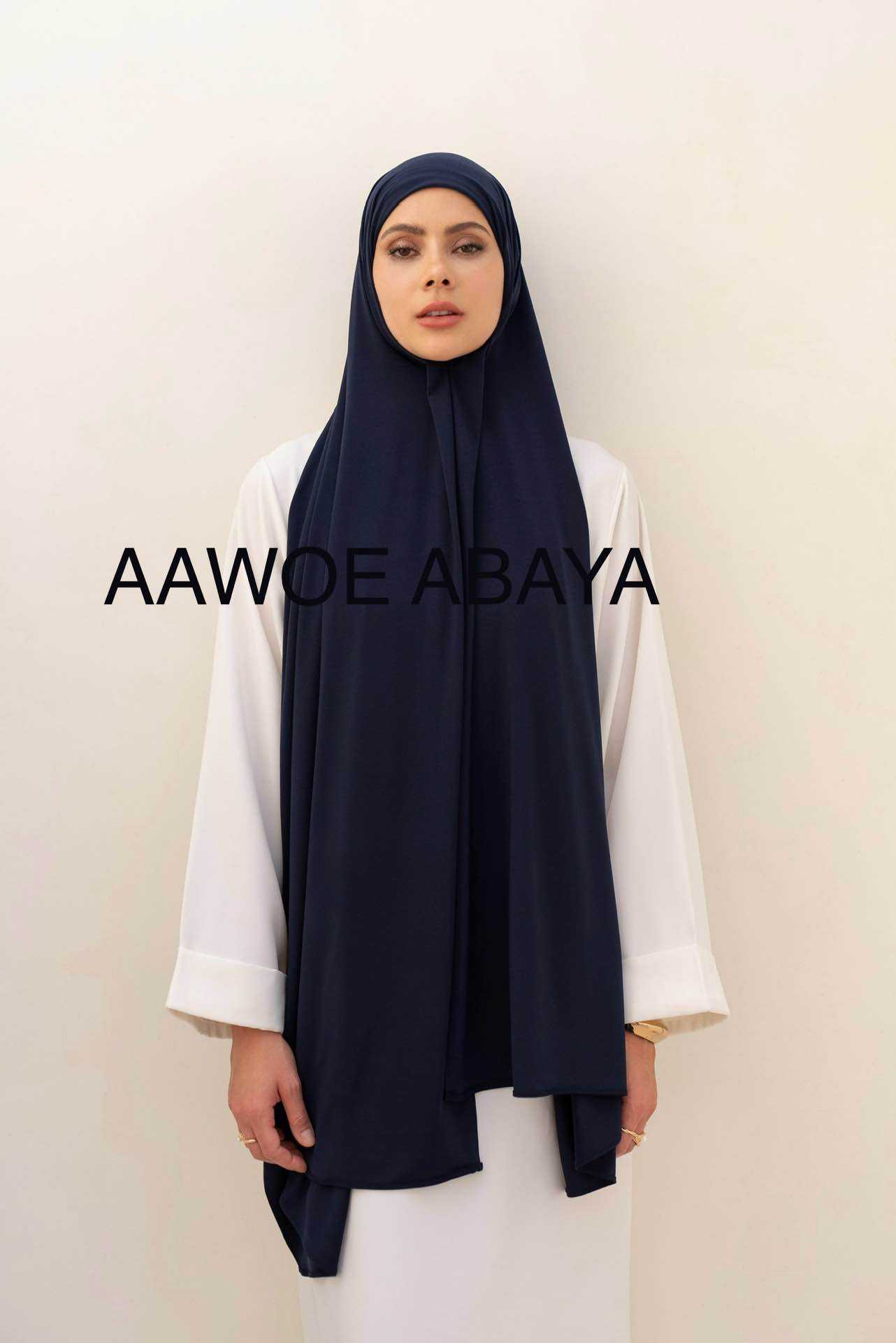Aawoe Abaya - Wholesale Hijab - Women's - Elegant Long-Sleeve Shawl - 2484-HIJ74
