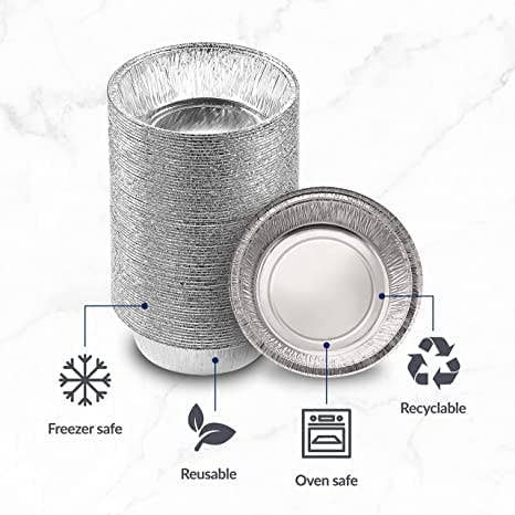 Jara Trading - Wholesale Baking dish - Small Round Foil Baking Tray for Cakes3