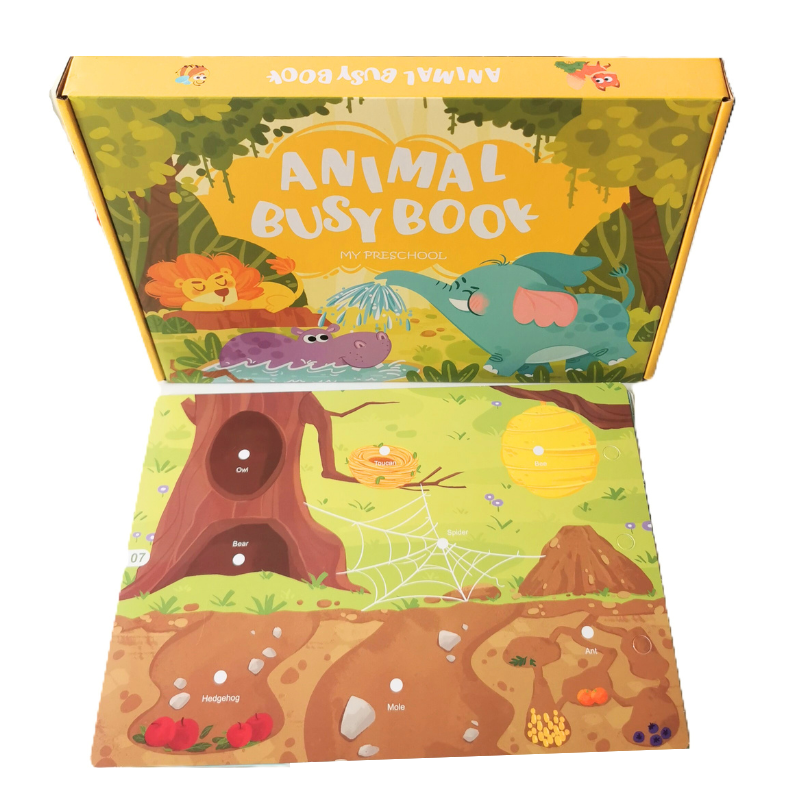 Joymaxx - Wholesale Coloring & Activity Book - Kids & Baby - Montessori Busy Book - Animal2