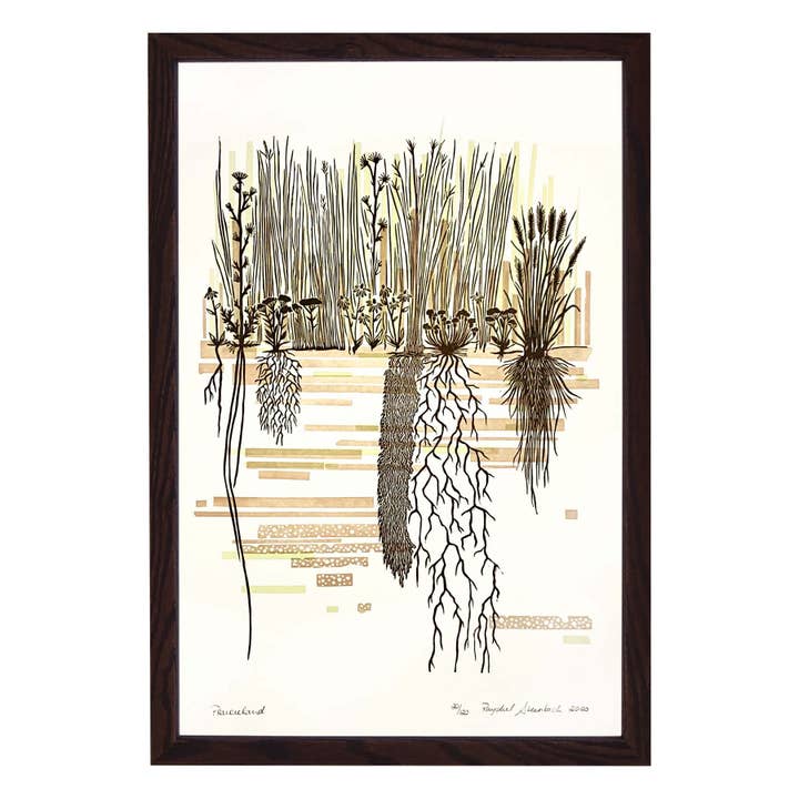 Current Location Press - Wholesale Art Print - Prairieland II - Limited Edition Letterpress Print1