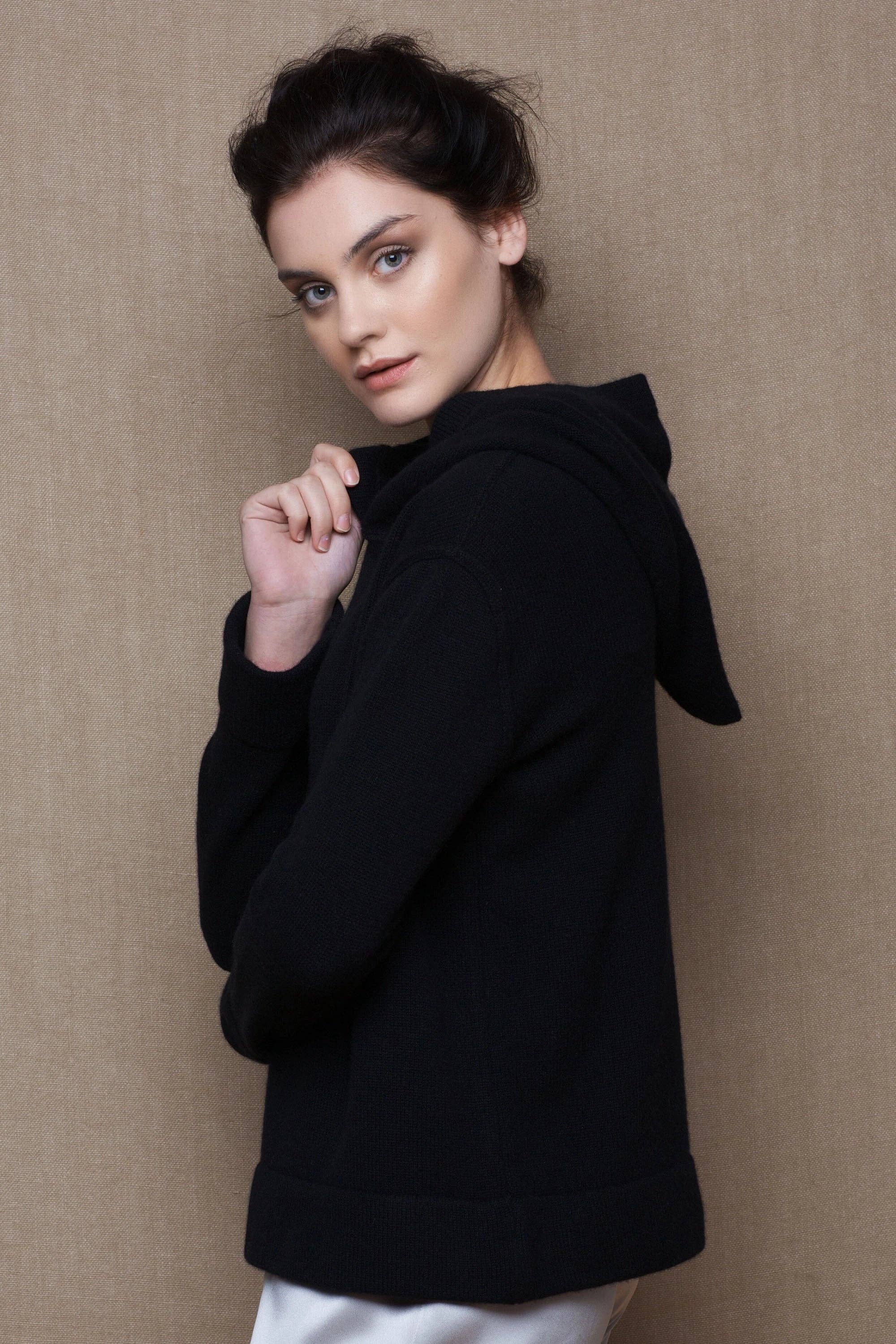 Madigan Cashmere - Venta al por mayor Sudadera con capucha - Mujer - Sudadera con capucha de cachemira Full Bloom Madi13