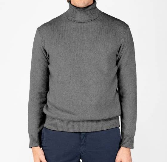 oonapua – Großhandel Strickpullover – Herren – Rollkragenpullover für Herren aus 100 % Kaschmir1