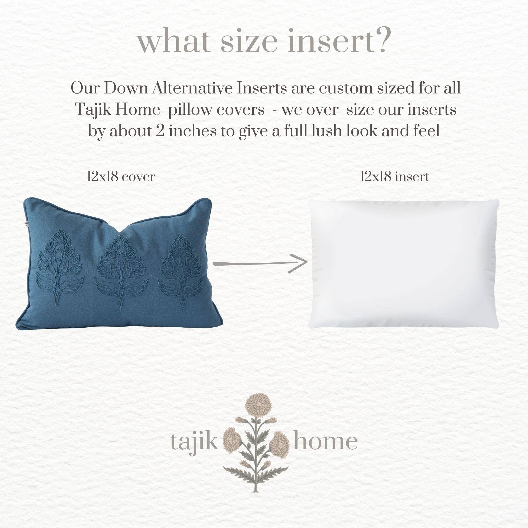 Tajik  Home  LLC - Wholesale Pillow Insert - Down Alternative Pillow Inserts - Made in Massachusetts11