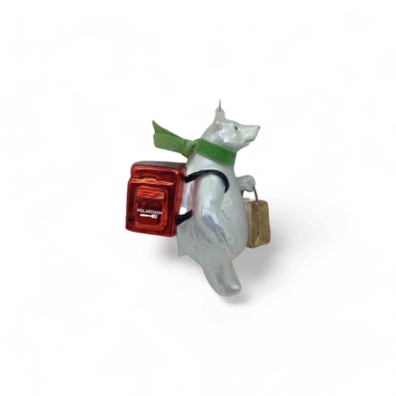 Sereno Marke - Wholesale Christmas Decoration - Polar Bear Pizza Service 11.5cm