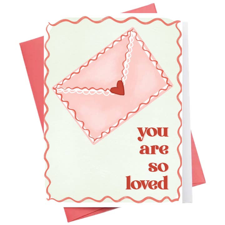 So Loved | Valentines Greeting Card for wholesale by Inkwell Cards