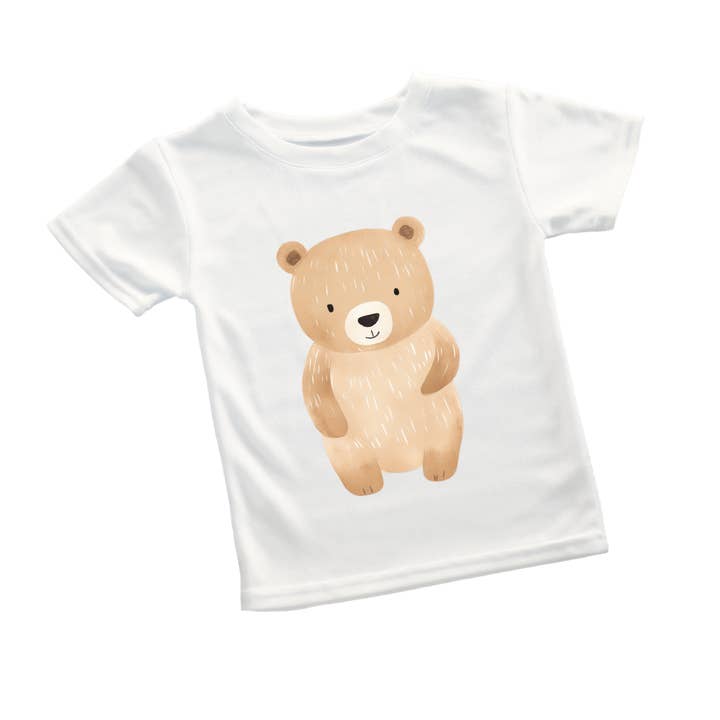 Teddy Bear Watercolor Tee for wholesale by ChubbyBubbyBear