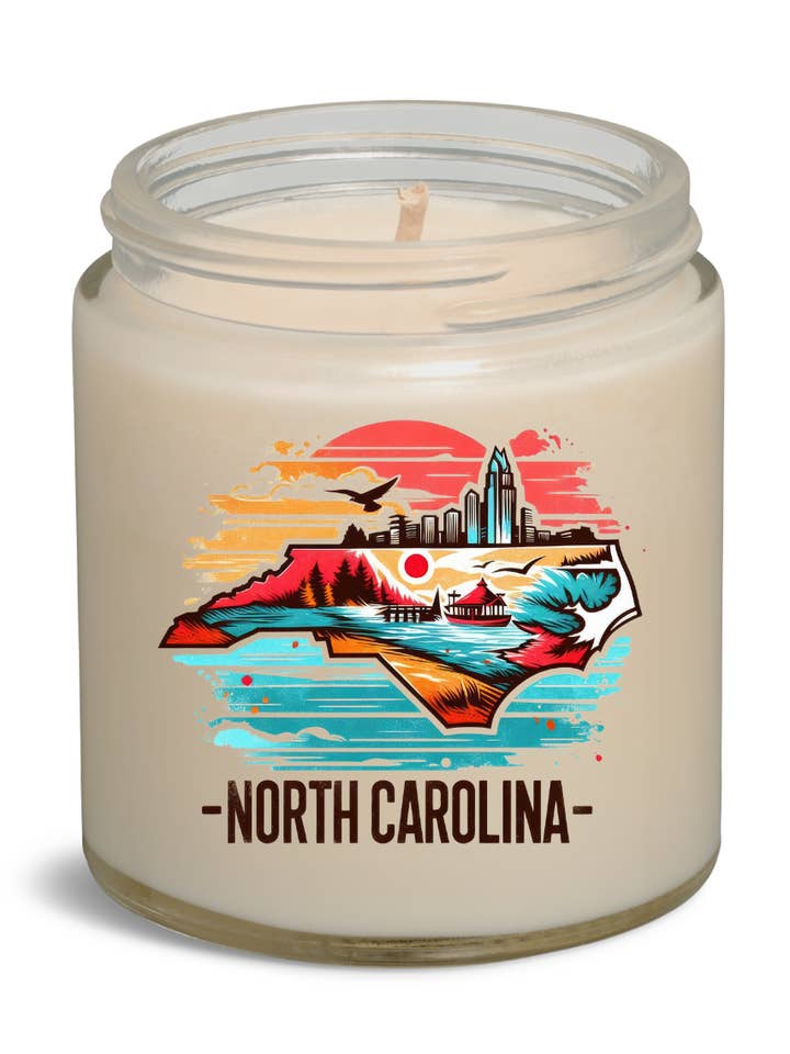 America the Beautiful - Välj din stat (4 oz burk) för wholesale av Hometown Candle Co.