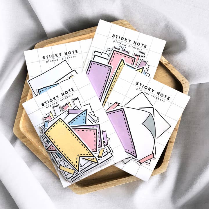 Memo Notes Planner Stickers for wholesale by The Grey Palette