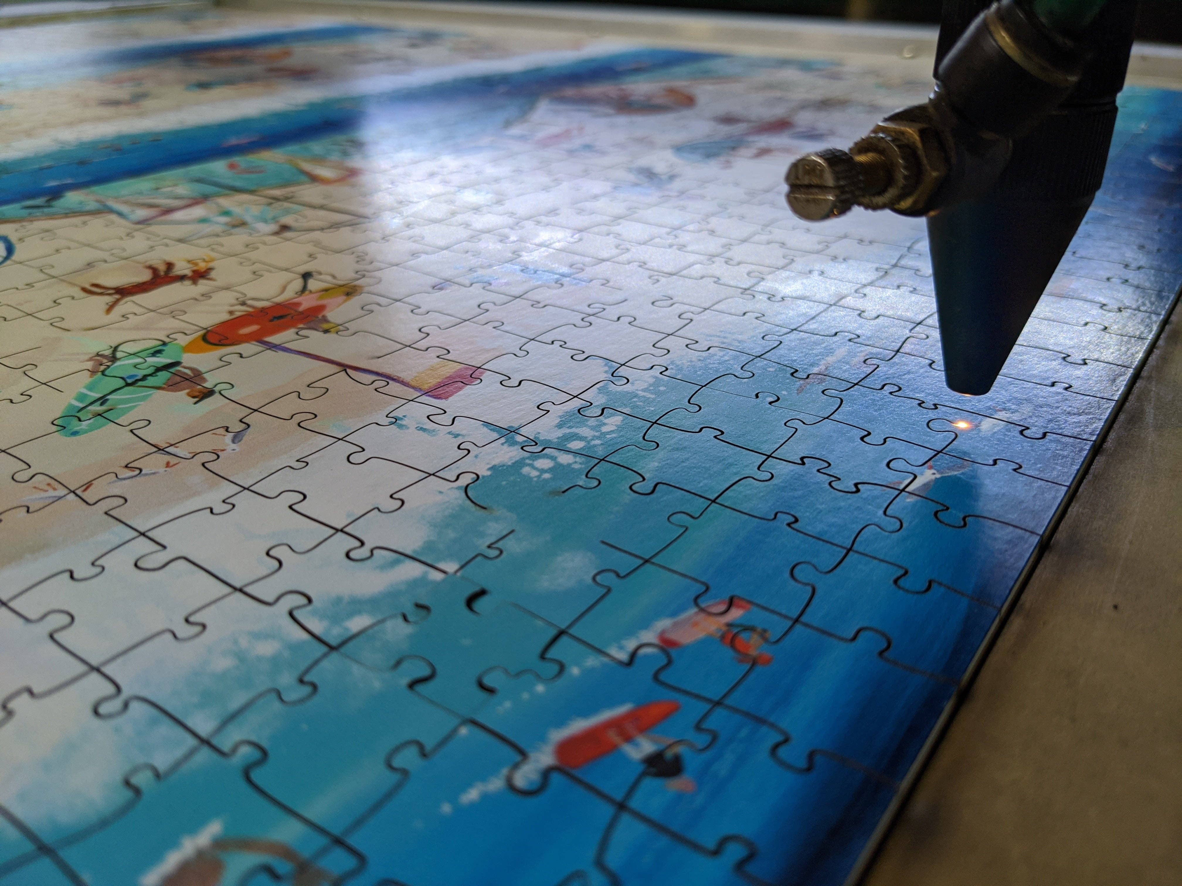 Mr Bob Puzzles – Puzzle - Adulto por atacado – Quebra-cabeça de madeira da praia Daze/525/Sim1