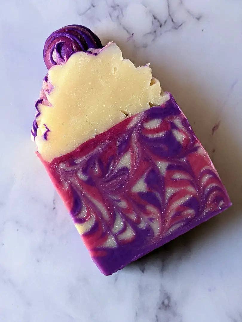 The Loopy Spoonie - Wholesale Bar Soap - Sugar Plum Fairy Frosted Soap3